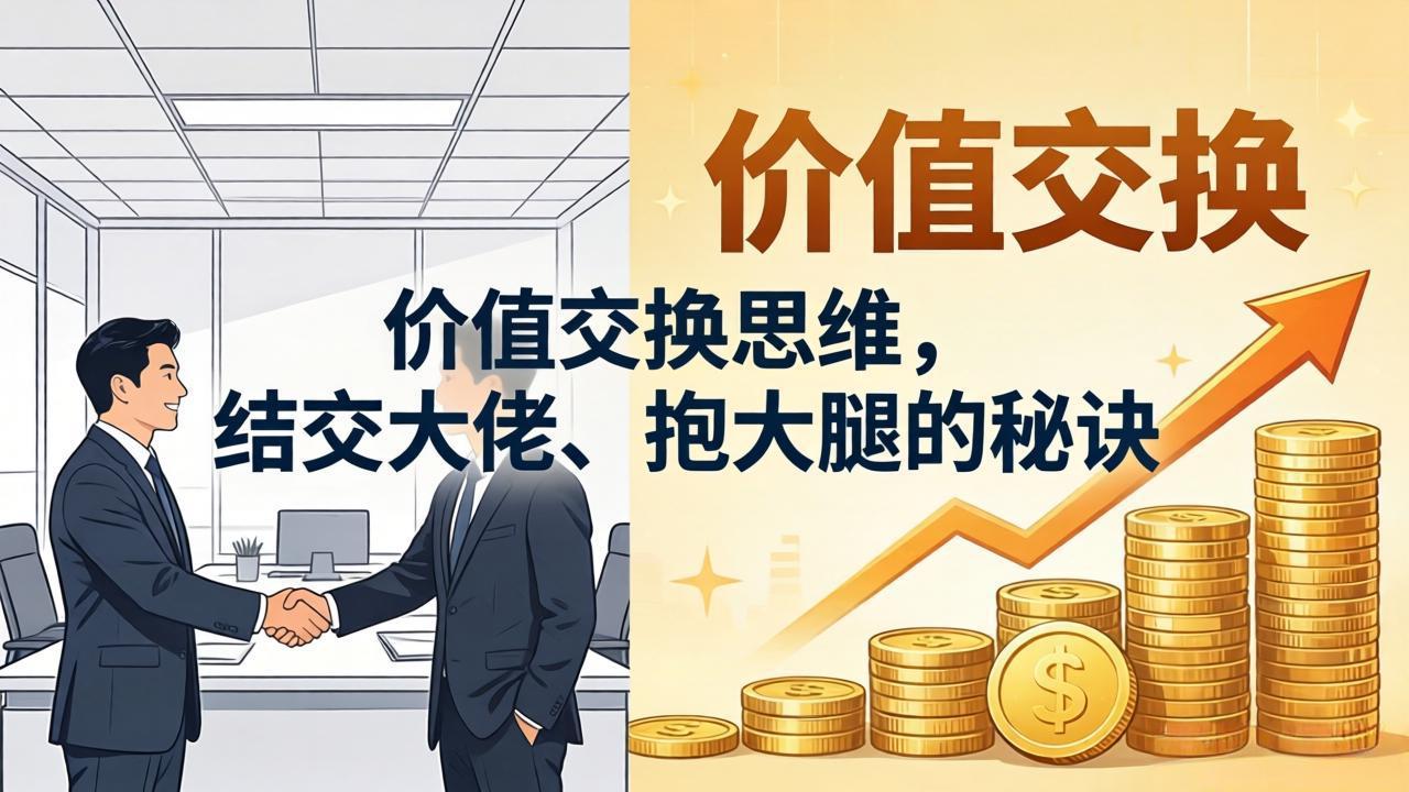 某付费文章:价值交换思维,结交大佬、抱大腿的秘诀-源创文化-轻创终点站