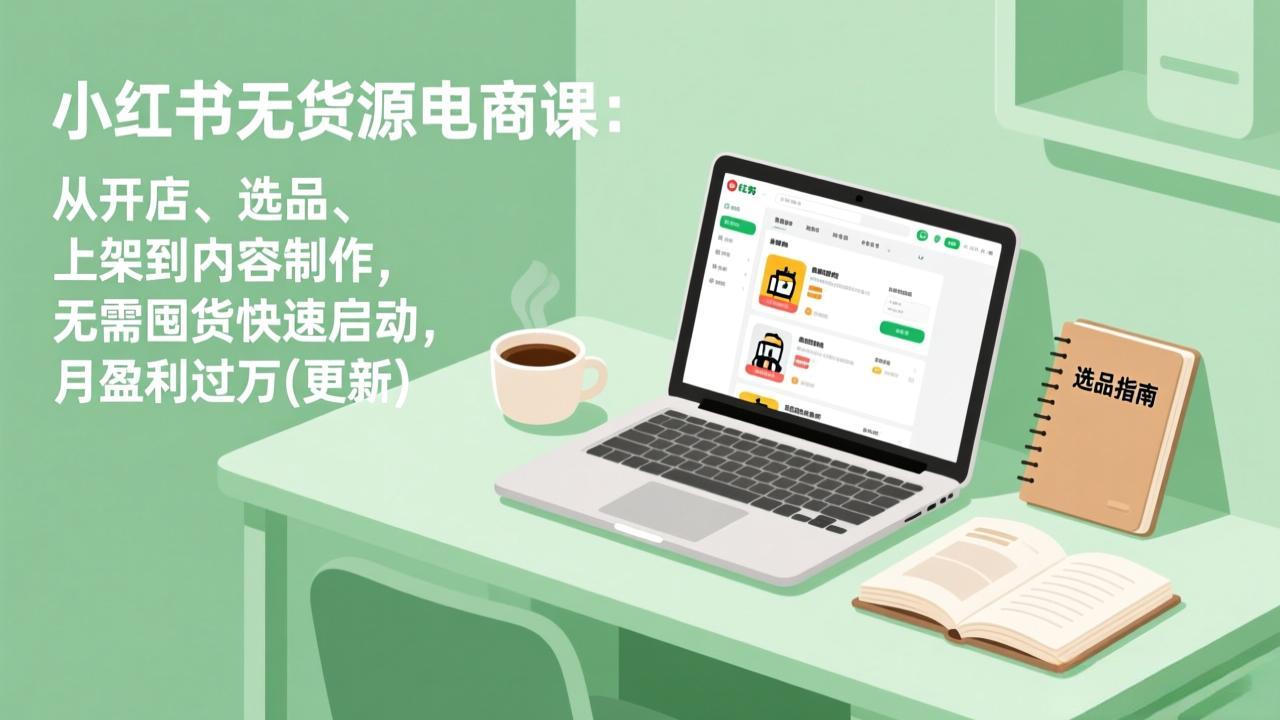 小红书无货源电商课(4月20更新-源创文化-轻创终点站