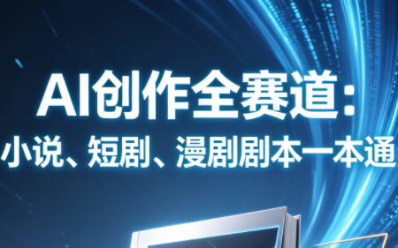 AI创作全赛道：小说、短剧、漫剧剧本一本通(更新5月)-源创文化-轻创终点站