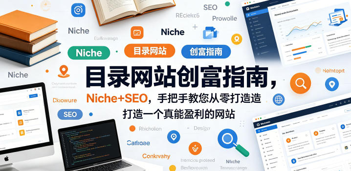 目录网站创富指南，Niche+SEO，手把手教您从零打造打造一个真能盈利的网站【原创双语字幕】-源创文化-轻创终点站