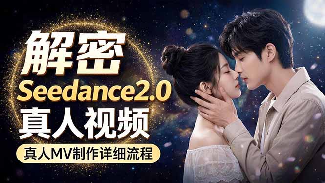 Seedance 2.0电影级真人 MV全流程拆解：提示词、运镜、粒子特效，手把手实操-源创文化-轻创终点站