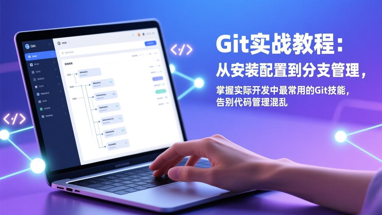 Git实战教程：从安装配置到分支管理，掌握实际开发中最常用的Git技能，告别代码管理混乱-源创文化-轻创终点站